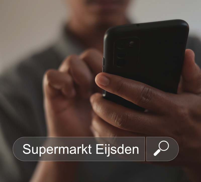 Supermarkt in Eijsden getypt in Google Search