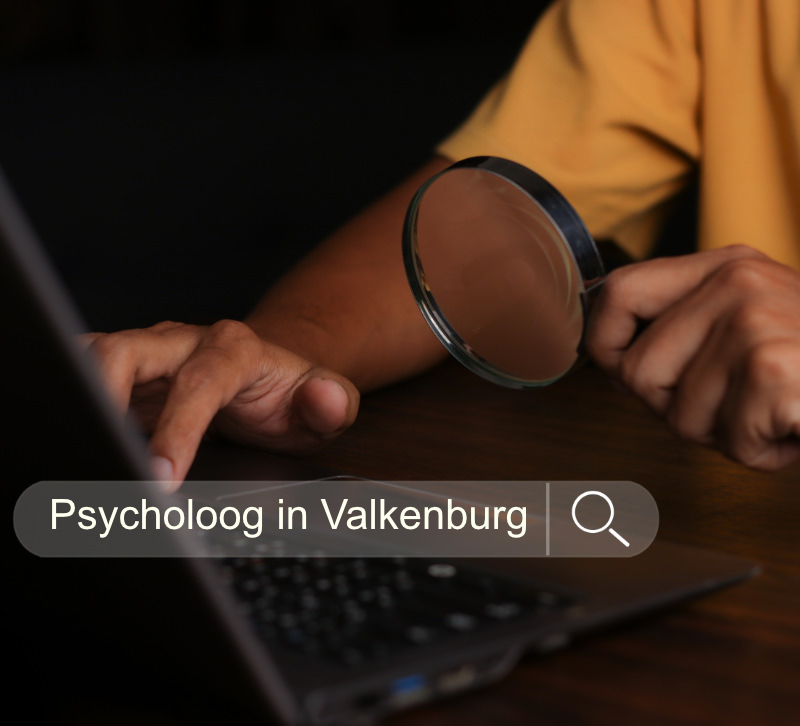 Psychologist in Valkenburg as a search term in Google Search and as an example for search engine optimization.